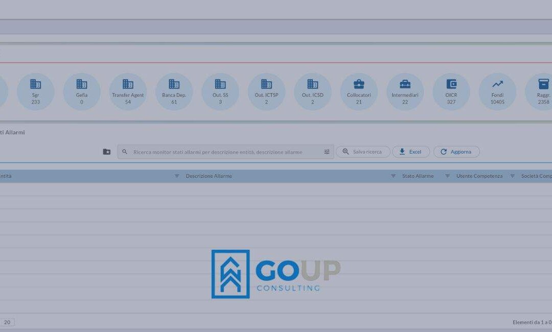Applicativo di gestione anagrafica fondi